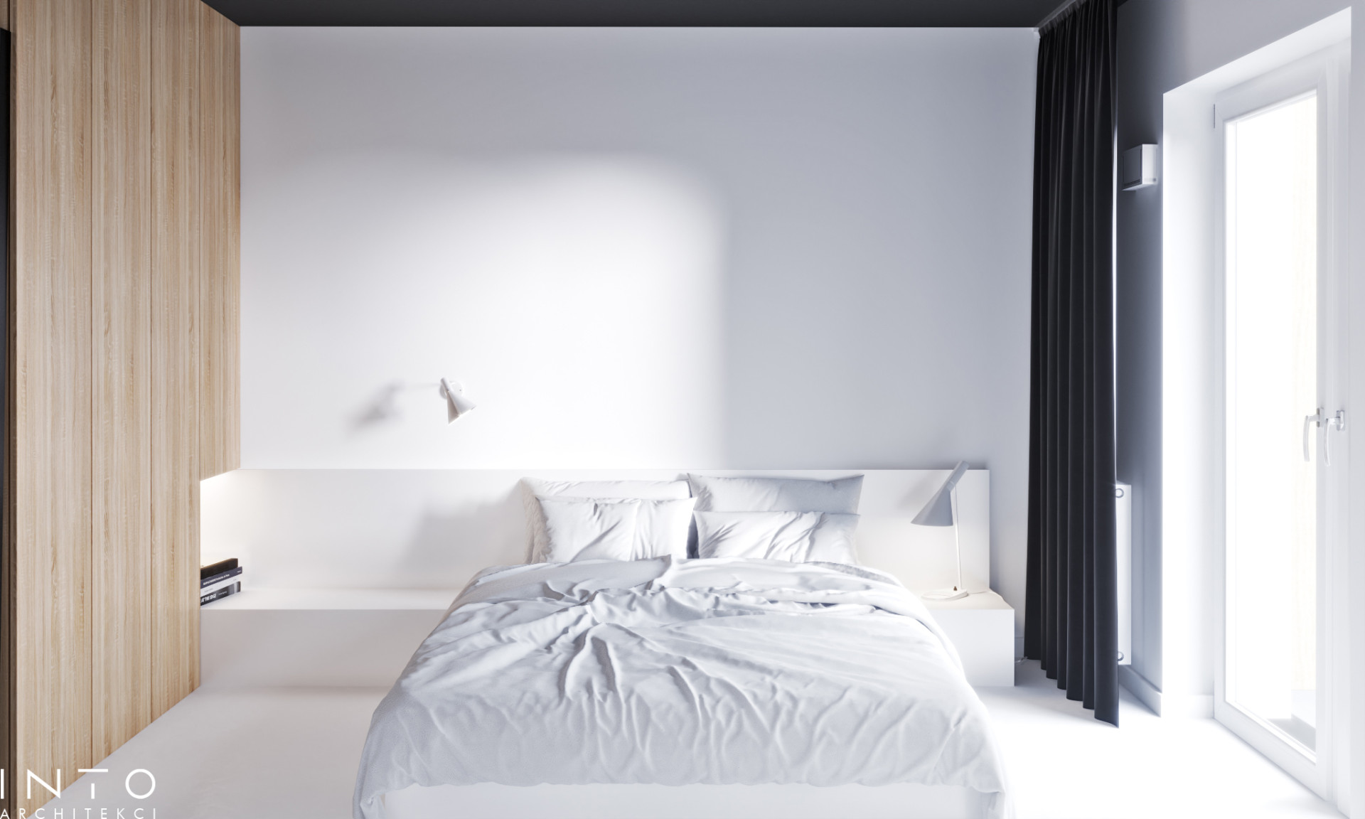 Minimalistyczne mieszkanie 55 m² Warszawa
